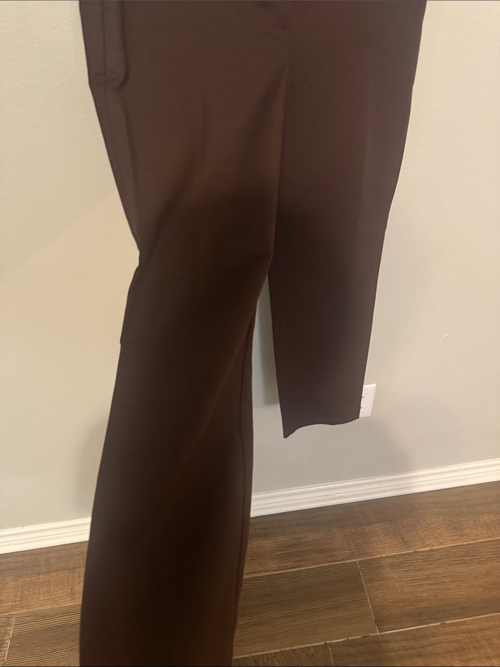 LOFT Chocolate Brown Cropped Slim Ankle Pants - Picture 7 of 13